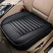 Universal Breathable PU Leather Car Seat Cushion Protector Anti-Slip Mesh Ventilation