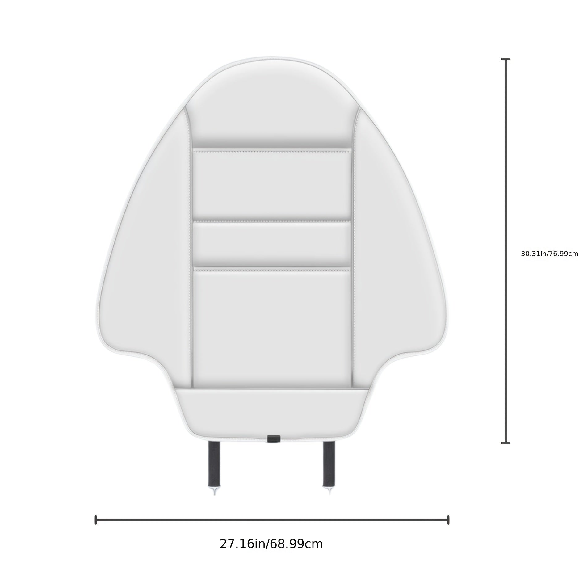 Universal Faux Leather Seat Back Protector Set for SUV Car Backseat Mats