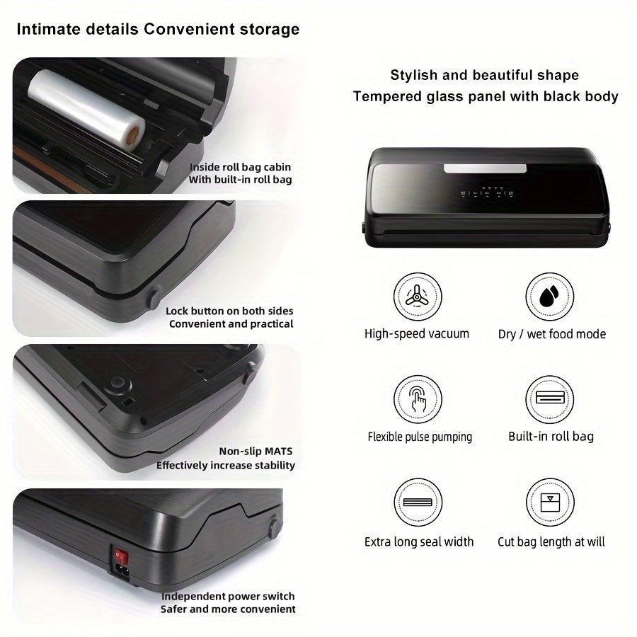 Akril panel paketlash mashinasi, sensorli ekran, vakuum yopishtiruvchi, uy va tijorat maqsadlari uchun