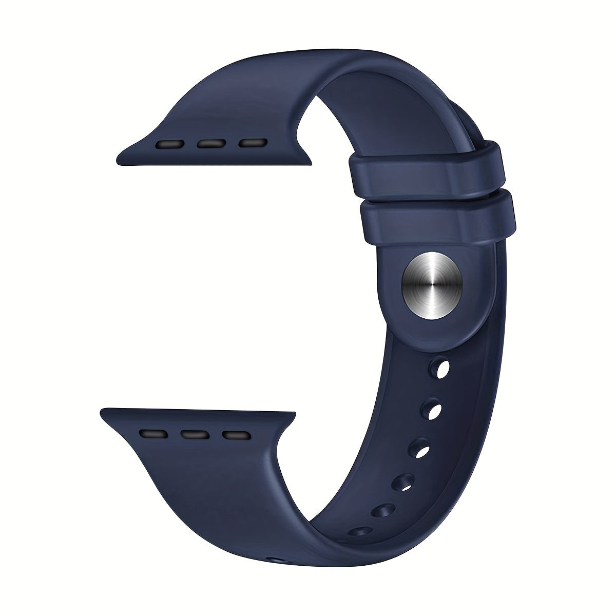 Waterproof Silicone Sport Watch Bands for Men Women Compatible with iWatch Series 1-10 SE 38mm 40mm 42mm 44mm 45mm 49mm