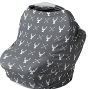 Baby Car Seat Cover Nursing Canopy with Constellation Pattern for Maximum Comfort