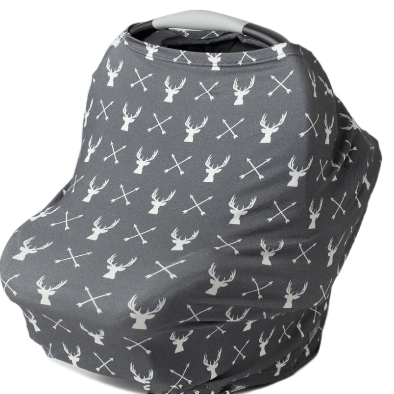Baby Car Seat Cover Nursing Canopy with Constellation Pattern for Maximum Comfort