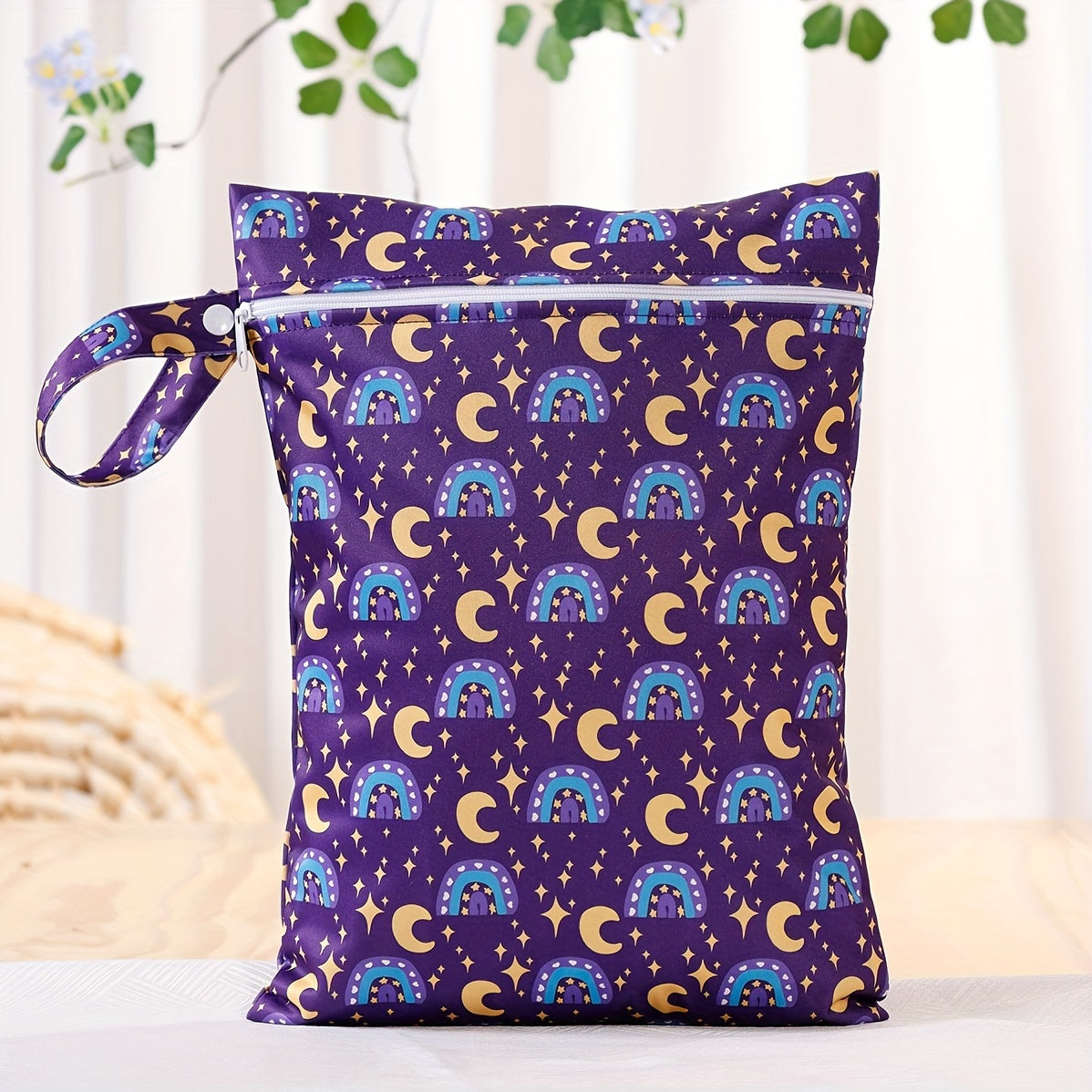 Waterproof Wet Dry Bag for Swimsuits and Gym Gear Reusable Polyester Zipper Travel Beach