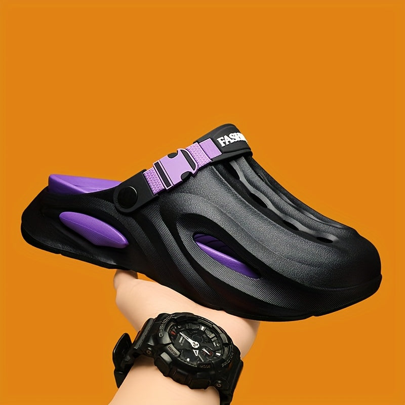 Women's Breathable EVA Clogs with Non-Slip Sole, Adjustable Strap, Summer Outdoor