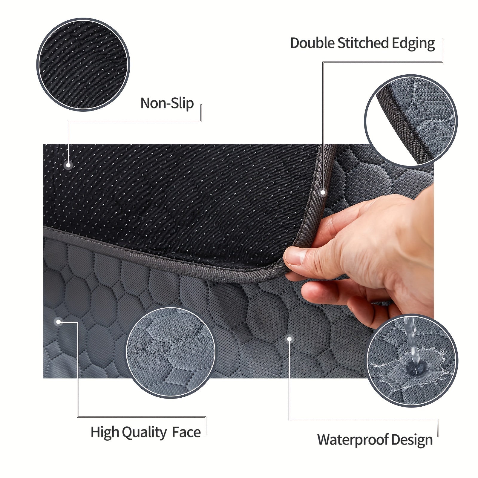 Non-Slip Reusable Pet Training Pad for Dogs and Cats Polyester