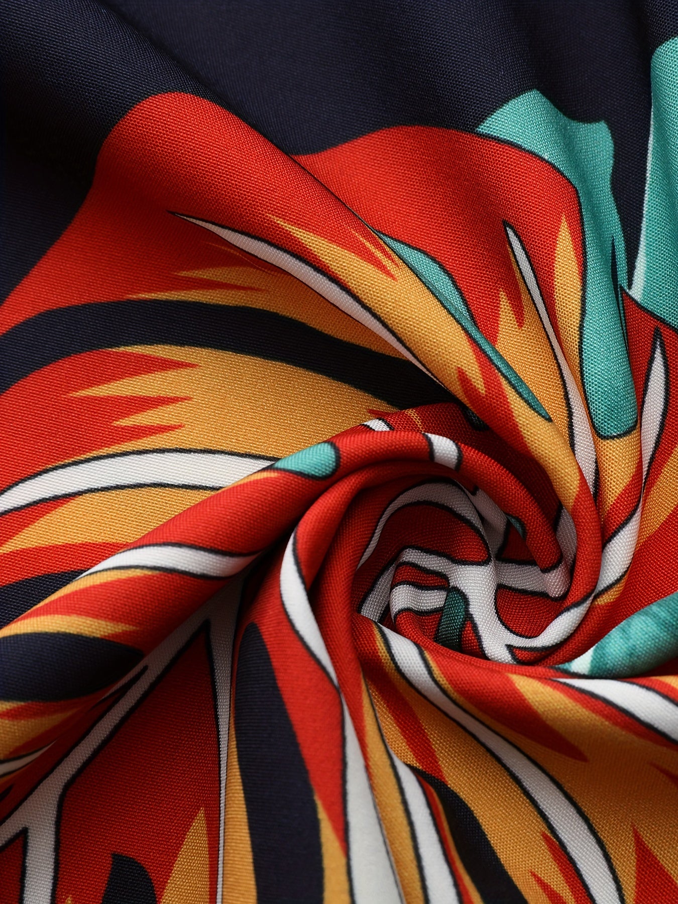 Women's Tribal Print Long Sleeve Dress with Pockets and Button Front for Spring and Fall