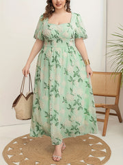 Ayollar uchun katta o'lchamli gullar bilan bosilgan tunik kiyim polyester, barcha mavsumlar uchun zamonaviy O'rta Sharq uslubi