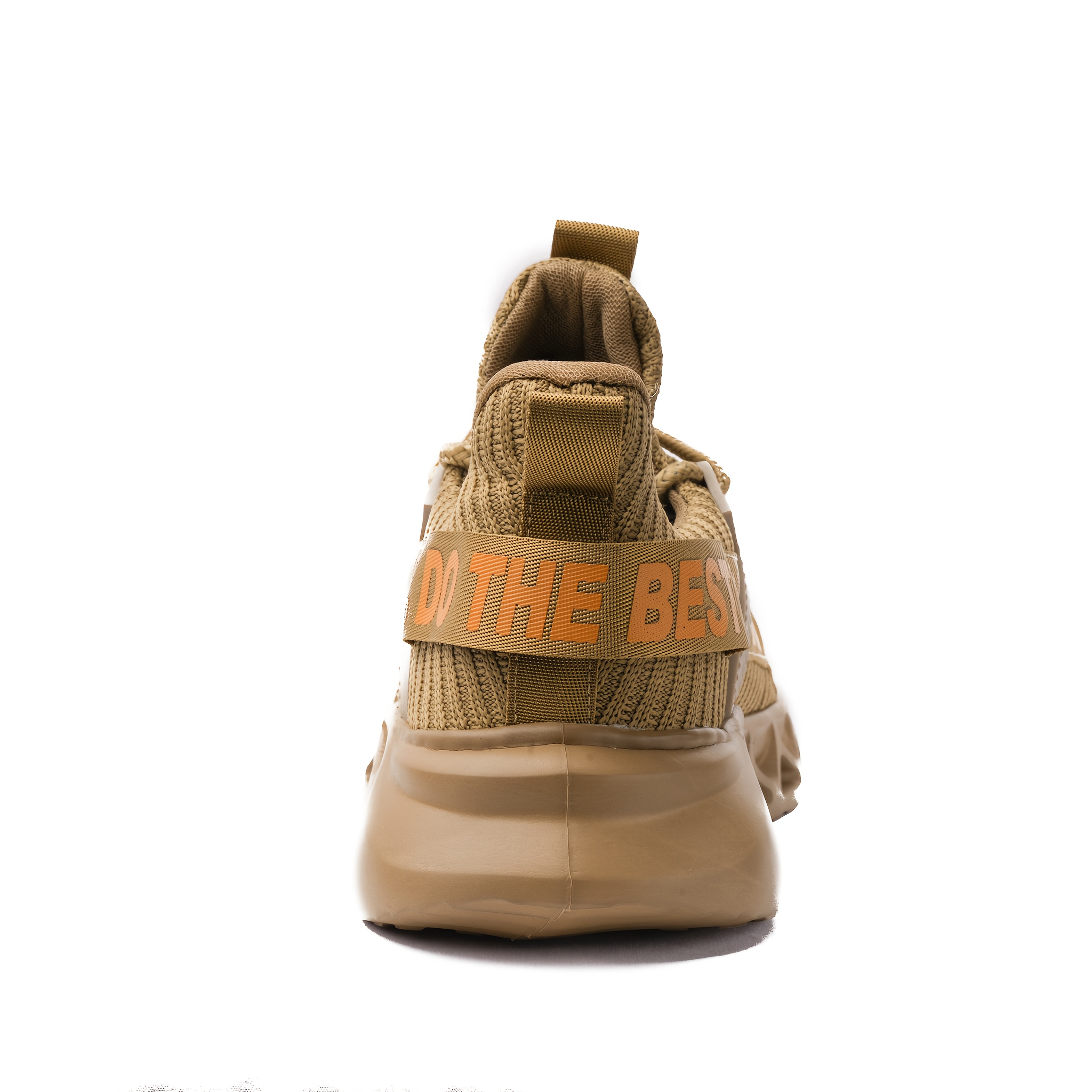 Women'S Plus Size Safety Sneakers Breathable Knit Beige Steel Toe Anti-Puncture