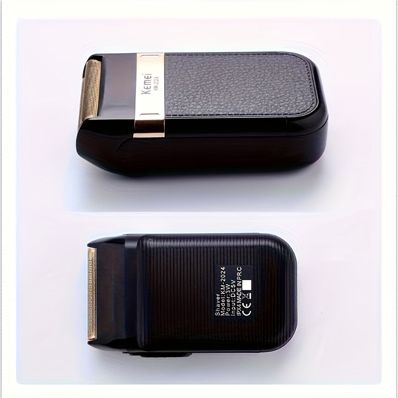 Erkaklar uchun portativ elektr qirqish mashinasi, USB zaryadlash, zanglamaydigan po'latdan yasalgan pichoq, 30-45 daqiqa batareya muddati, suvga chidamli dizayn, sayohat va yuz sochlarini qirqish uchun ideal. Nizomli va ixcham.