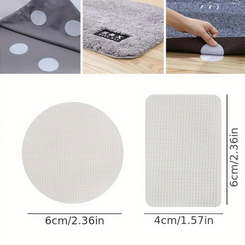 Double-Sided Adhesive Strips 10-Pack Black Washable for Bedding and Home Use