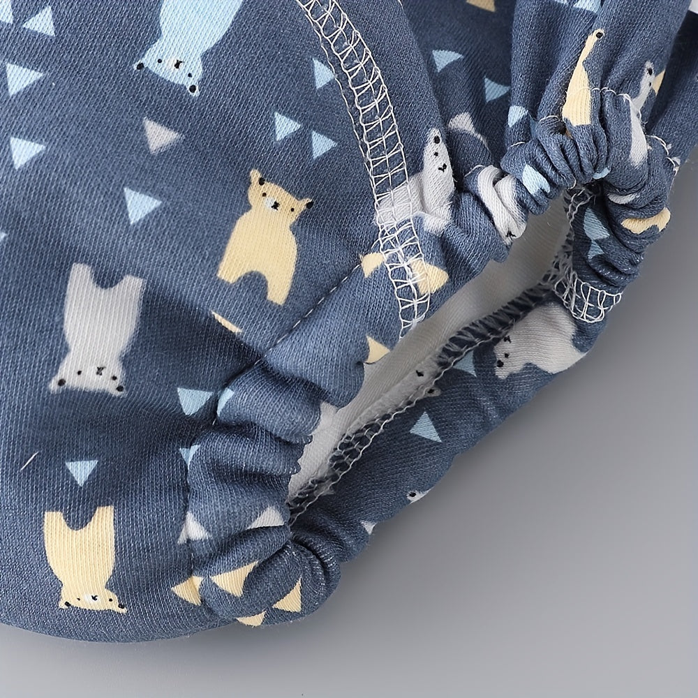 Cotton Training Pants Set of 6 Reusable Washable Potty Training Pants for Toddlers