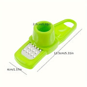 Mustahkam ABS Oshxona Qirg'ichlari - Oson Tayyorlash uchun - Ko'p funksiyali Sarimsoq va Zanjabil Qirg'ichi