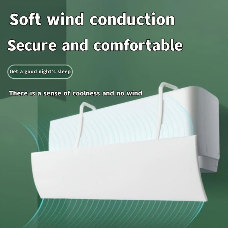 1 dona Havo Konditsioneri Old Shisha Havo Oqimi Bafli, Qoplashni Cheklash va To'g'ridan-to'g'ri Puflashdan Himoya qilish uchun, Devorga O'rnatiladigan Umumiy Havo Yo'naltiruvchi Qattiq Plita, Umumiy Havo Konditsioneri Aksessuarlar.