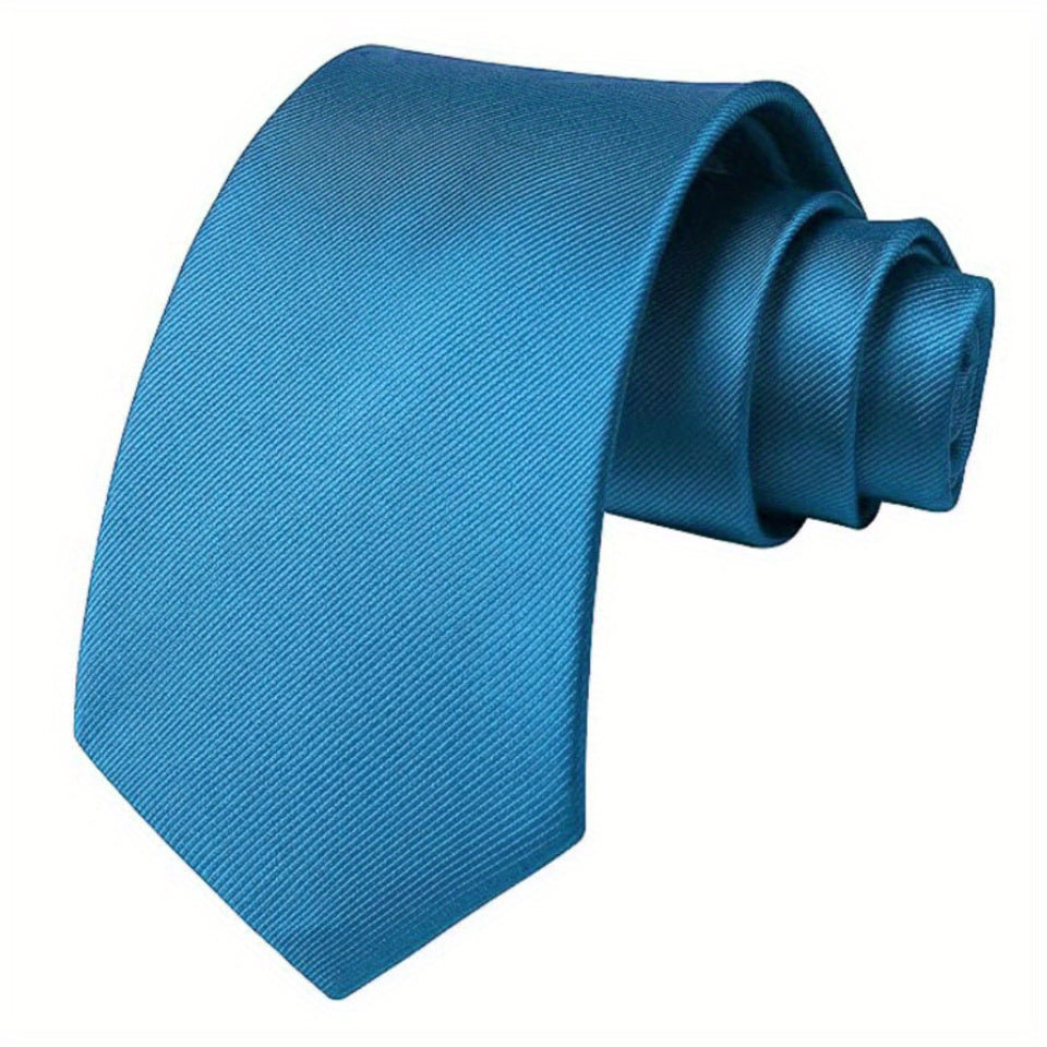 Мужской однотонный галстук для деловых свадеб и официальных мероприятий