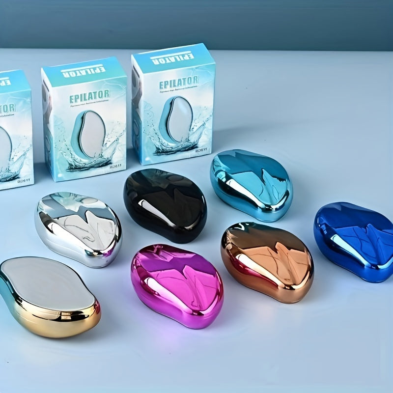 Устройство для удаления волос с помощью стекла для безопасного и бережного удаления волос и отшелушивания