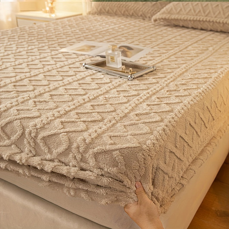 Полосатая тюль кровати из плотного полиэстера жаккард, моющаяся, для кроватей до 29 см