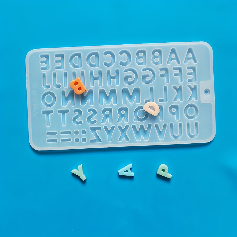 Silicone Alphabet and Number Mold for Baking Cake Decoration Jelly Candy DIY Projects