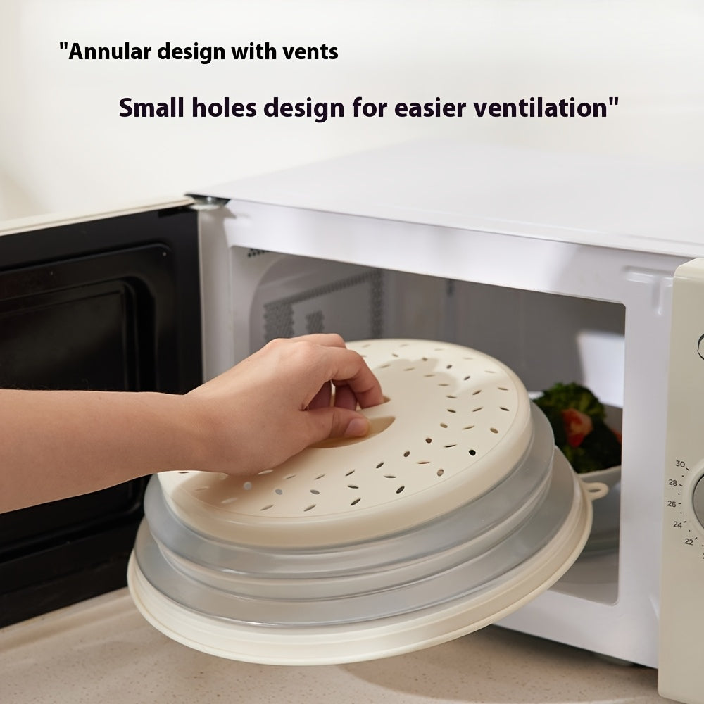 Silicone Microwave Splash Guard with Ventilation and Steam Holes Heat-Resistant Dishwasher Safe