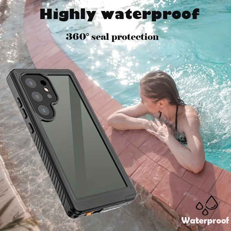 Outdoor Waterproof Phone Case for Swimming and Underwater Photography with Lanyard for Samsung Galaxy S24 Ultra