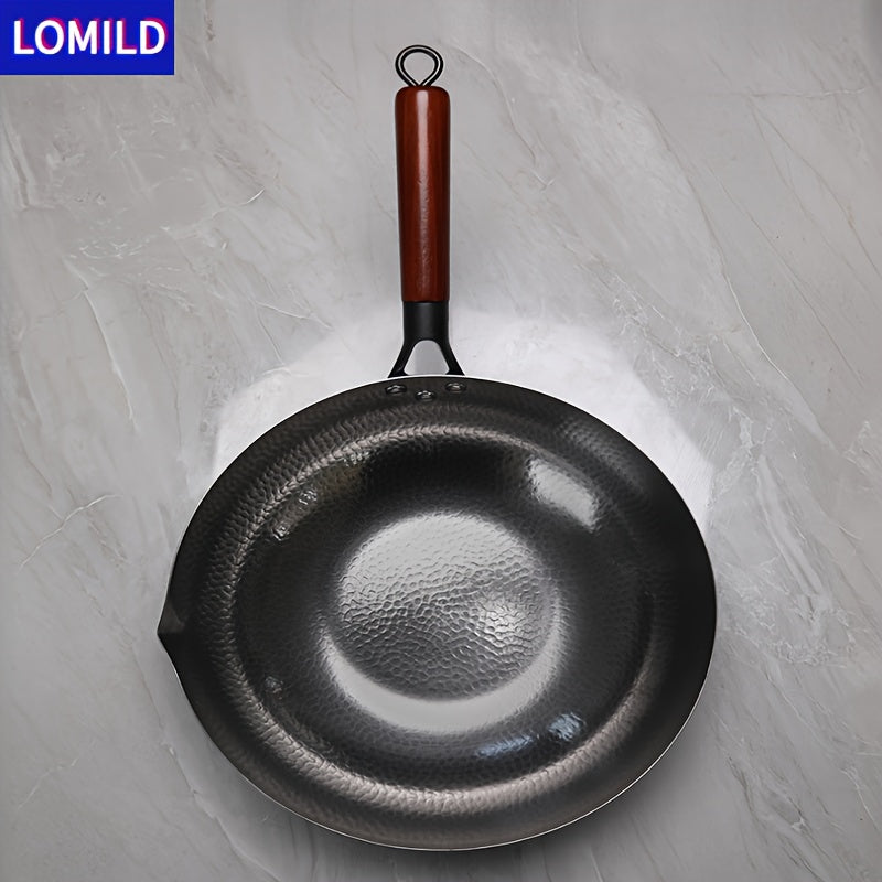 LOMILD - Универсальная антипригарная сковорода для жарки в домашних условиях с узором в виде рыбьей чешуи, подходящая для индукционных плит. Идеальна для различных методов приготовления и отлично подходит в качестве подарка.