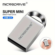 Mini USB Flash Drive with Key Ring 4GB to 128GB Portable Storage Creative Gift