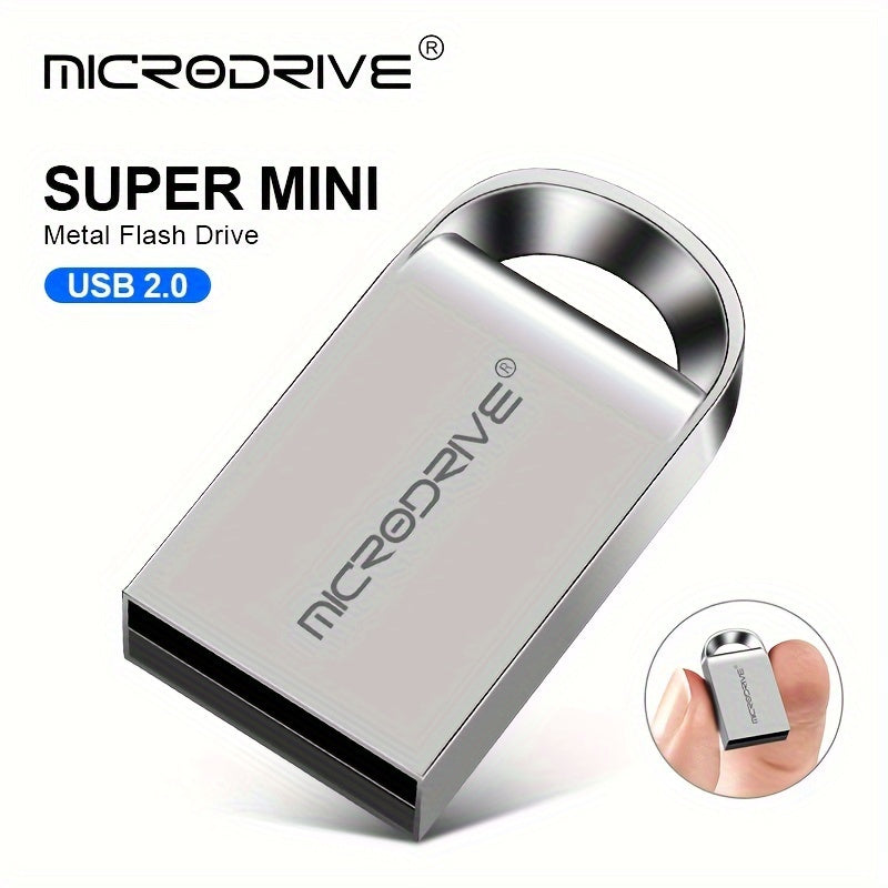 Mini USB Flash Drive with Key Ring 4GB to 128GB Portable Storage Creative Gift