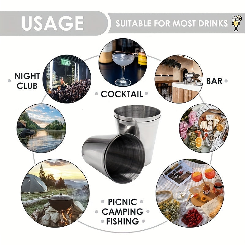 8oz Stainless Steel Flask Set with Leather Wrap 4 Cups and Funnel Leakproof for Whiskey Rum Vodka