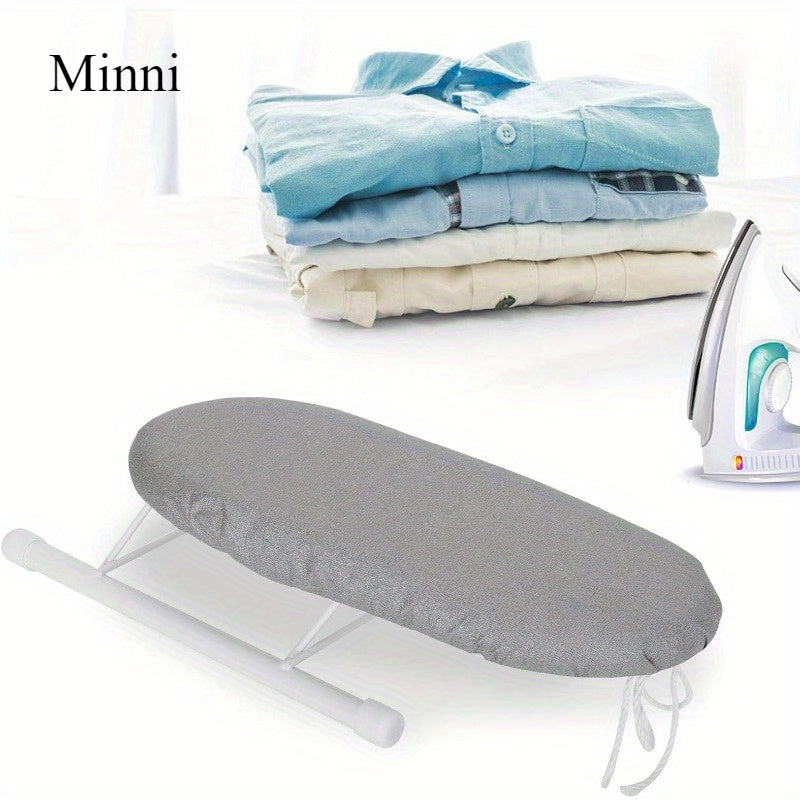 Kichik Mini Qayta Temirlangan Stol, 25.91 sm joyni tejovchi dizayn, tikuvchilik, hunarmandchilik, uy ishlarini bajarish va sayohat uchun - Anti-qizdiruvchi kumush mato bilan jihozlangan, tikuv loyihalari uchun ideal