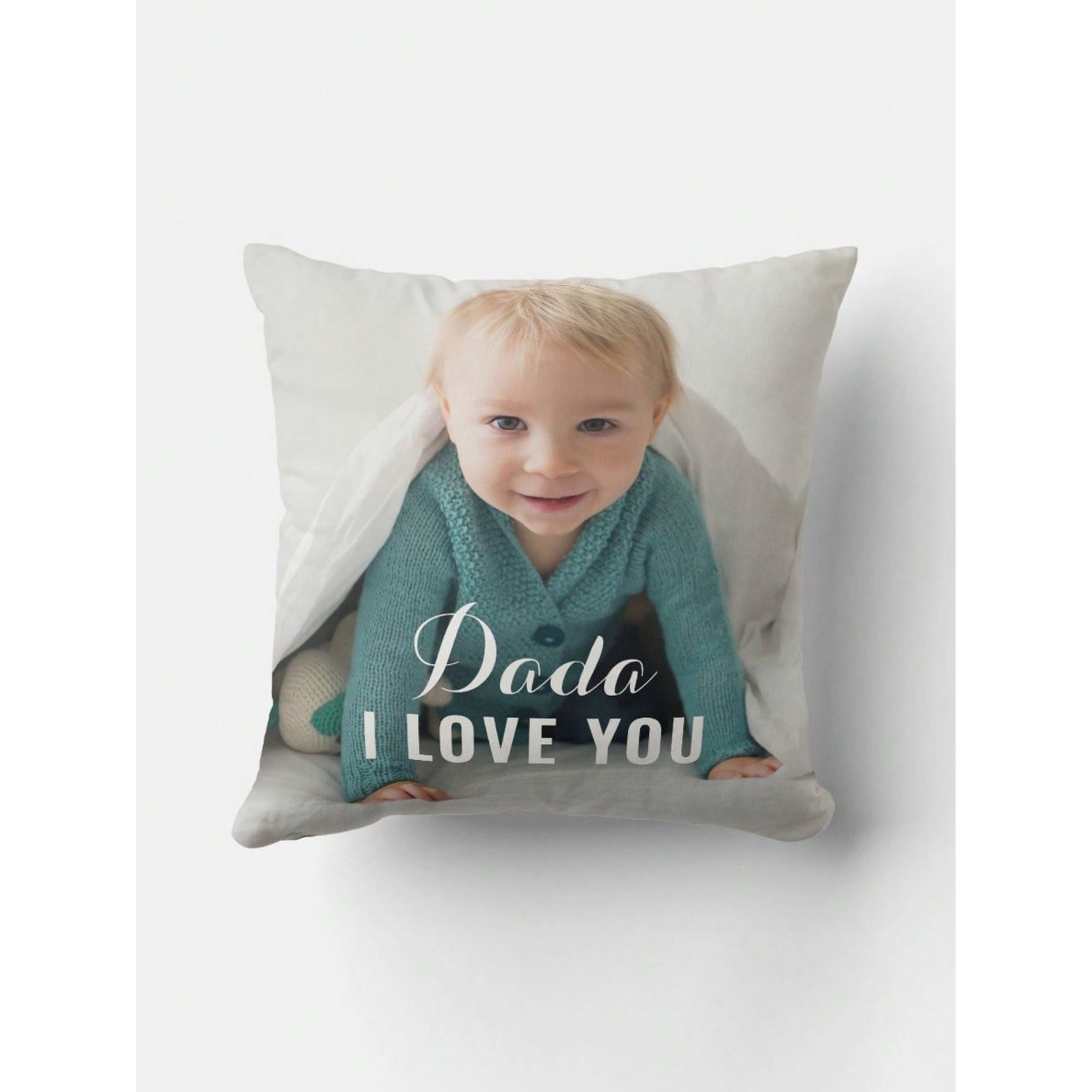 Customizable Square Throw Pillow Cover Polyester Blend Soft Cushion Case for Gifts