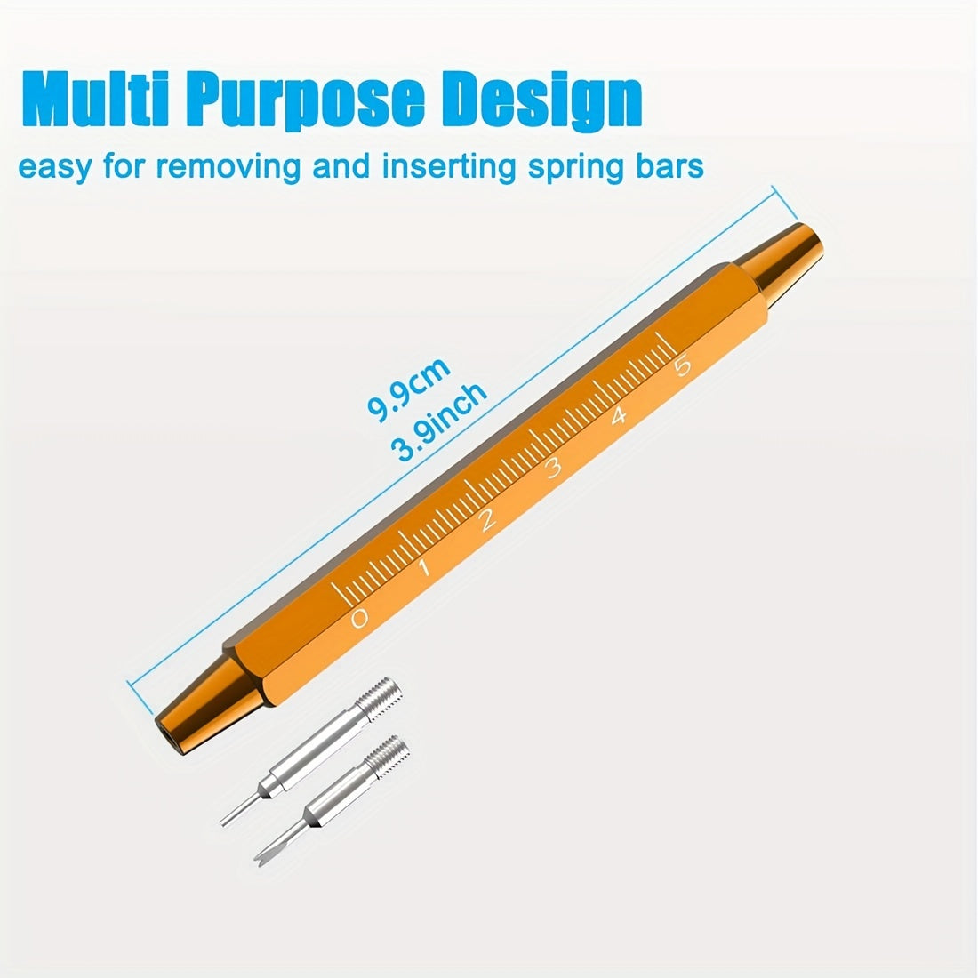 Soat tasmasini almashtirish vositalari to'plami 33 ta qismdan iborat bo'lib, unda 32 ta og'ir vaznli zanglamas po'latdan yasalgan soat tasmasi pinlari bilan birga bahor bar vositasi mavjud. Bu soat ixlosmandlari uchun mukammal sovg'a tanlovi.