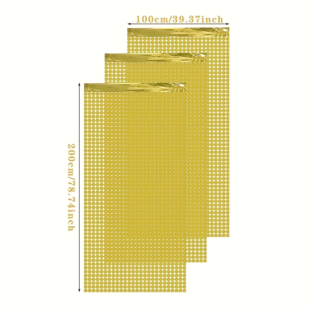 Tadbirlar uchun oltin paypoq yomg'iri, elektr talab qilinmaydi, tug'ilgan kunlar va to'ylar uchun ideal.