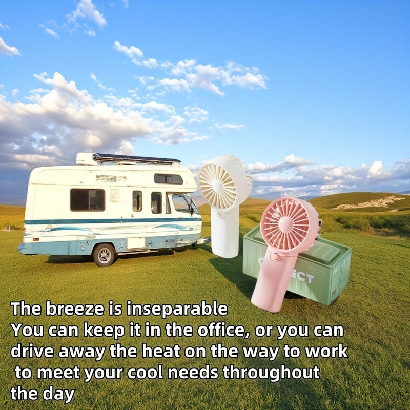Portable Battery-Operated RV Fan for Camping Travel Office Outdoor Lightweight and Handheld