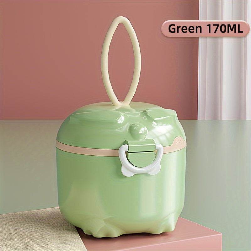 Food Storage Container Reusable PP Material Spill-Proof Green Apricot 2L