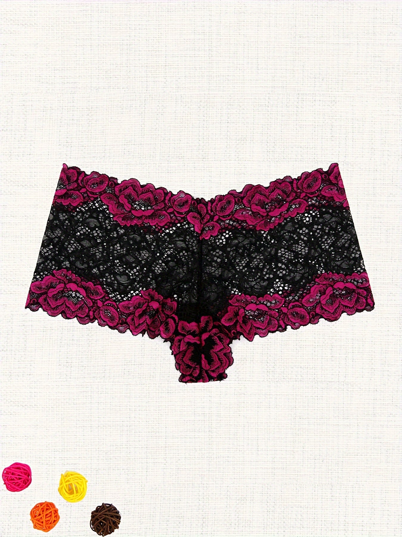 6 кружевных трусиков, женские прозрачные интимные трусики, сексуальное белье и нижнее белье.