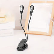 Светодиодная клипса на книгу с питанием от USB и AAA с 4 уровнями яркости, идеально подходит для любителей книг, пианистов, молодежи, путешественников.