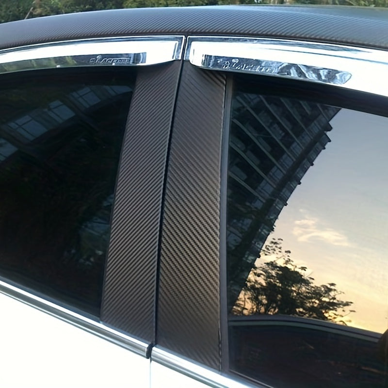 Avtomobil uchun qora karbon tolasi vinil qoplama 50cmx300cm 3D Havo chiqarish pufagi