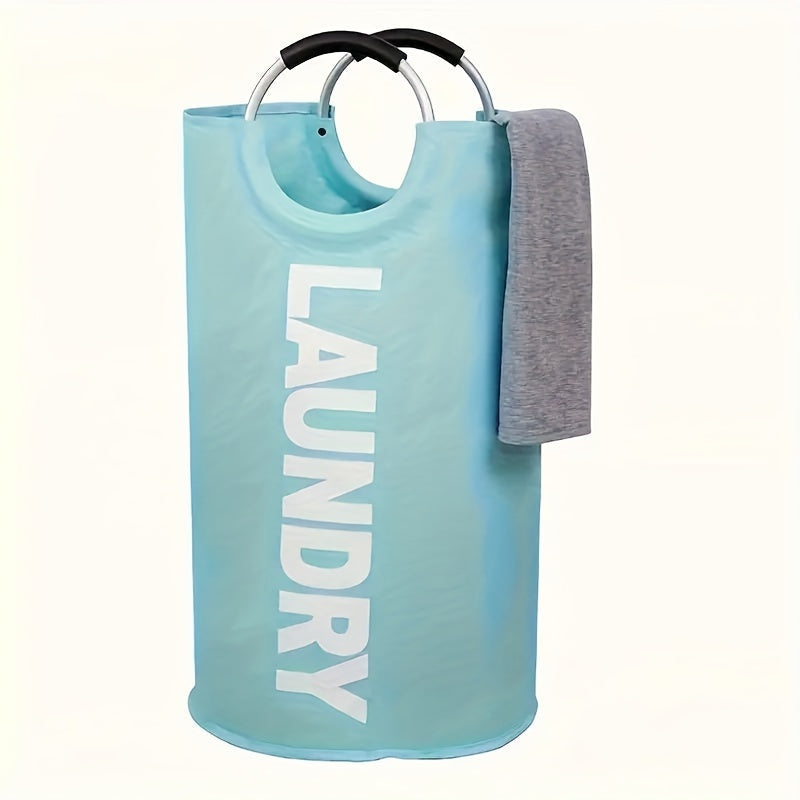 Fabric Laundry Basket Waterproof Lightweight Spacious with Cushioned Handles