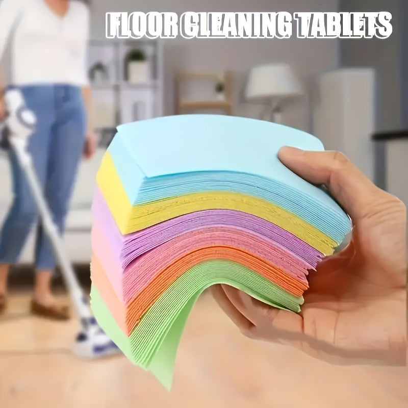 100 Multi-Purpose Cleaning Tablets for Floors and Toilets Deep Cleaning Mildew Removal