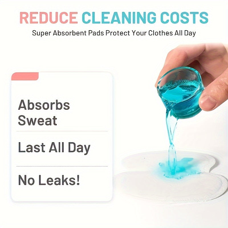 Disposable Underarm Sweat Absorbing Pads Pack of 20 50 100 Non-Woven Body Care