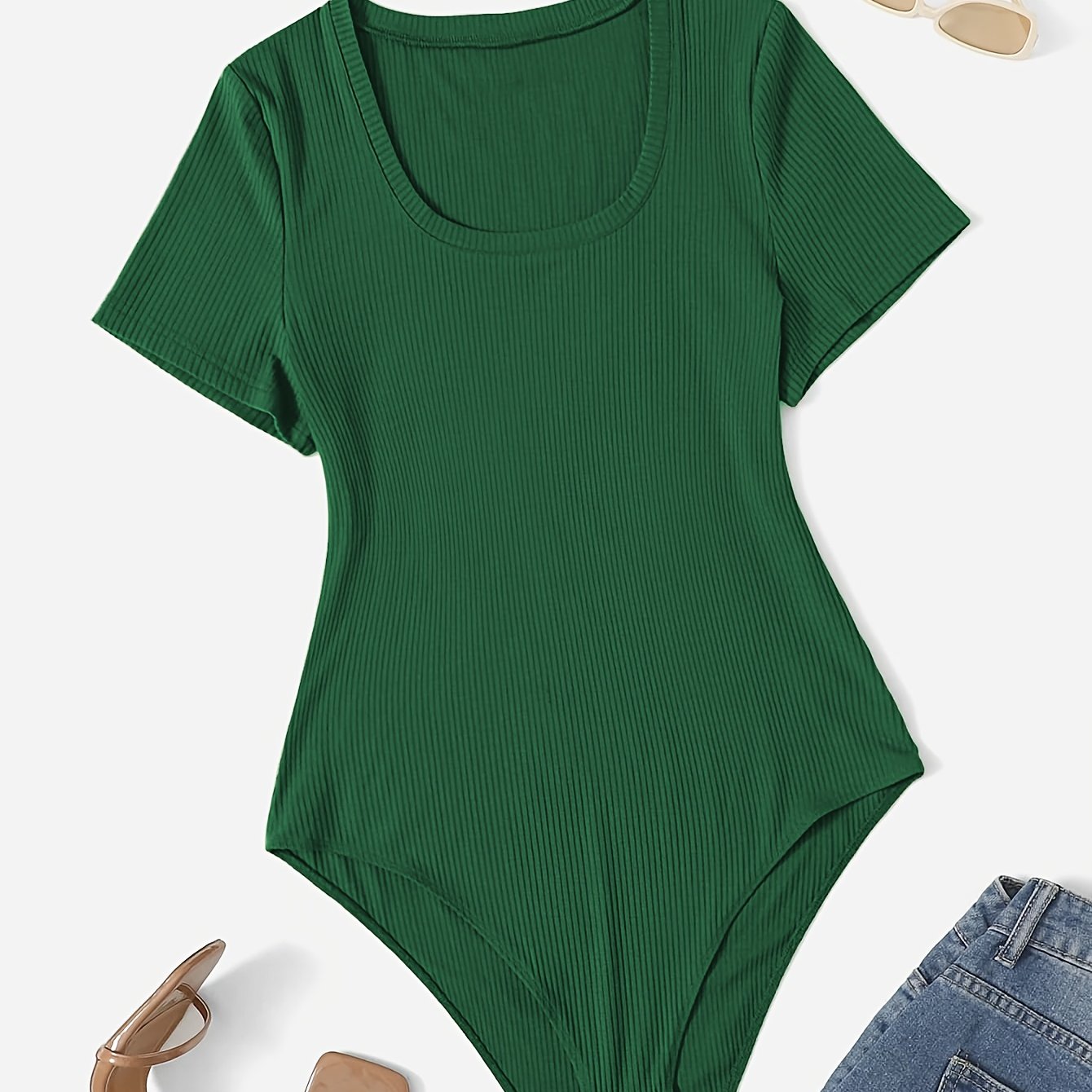 Plus Size Women's Striped Short Sleeve T-Shirt Casual Clothes