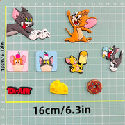 Kids PVC Shoe Charms 9pcs Sandals Accessories with Buttons Decorative Fit Sandals