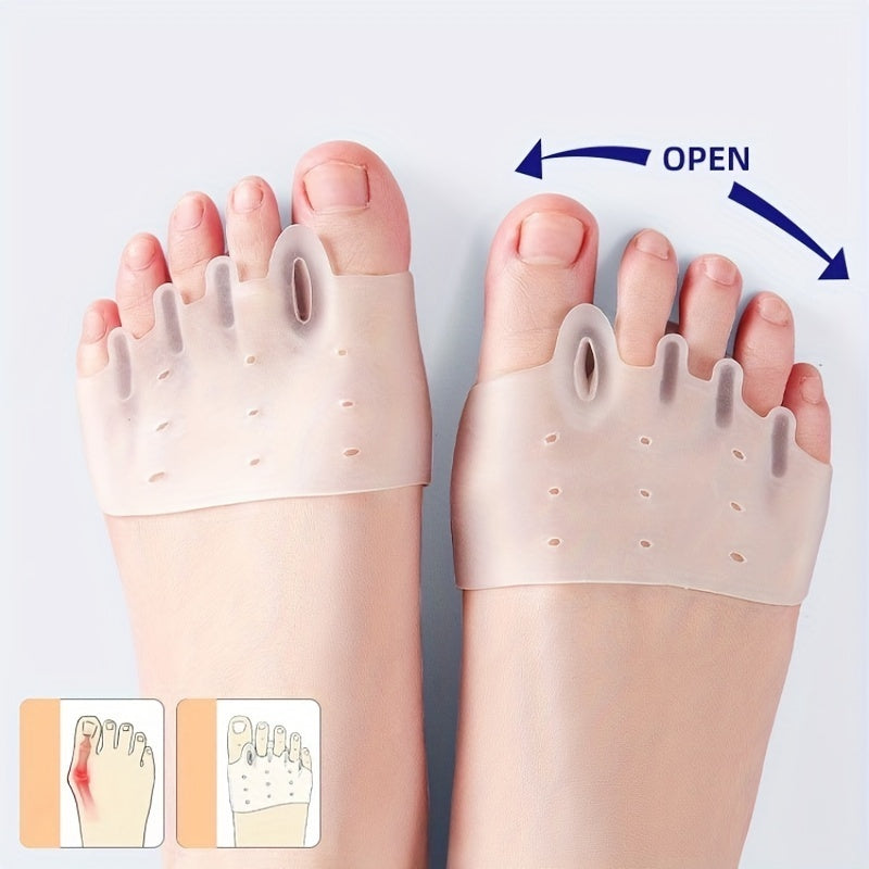 Women's Hallux Valgus Orthotics Split Toe Devices Forefoot Pads