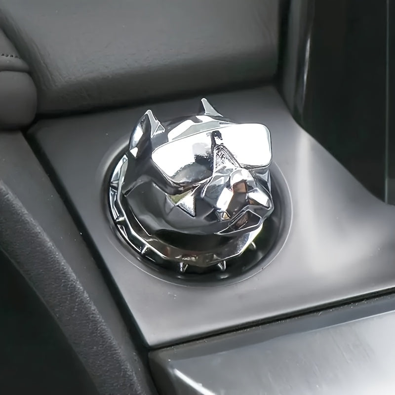 Universal Metal Engine Start Stop Button Cover Decorative Sticker Protector
