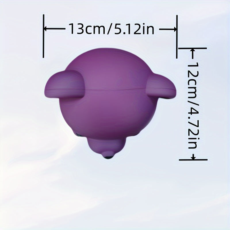 Art Deco Jewelry Box with Rotating Bear Hug Flower Design Plastic Gift Box