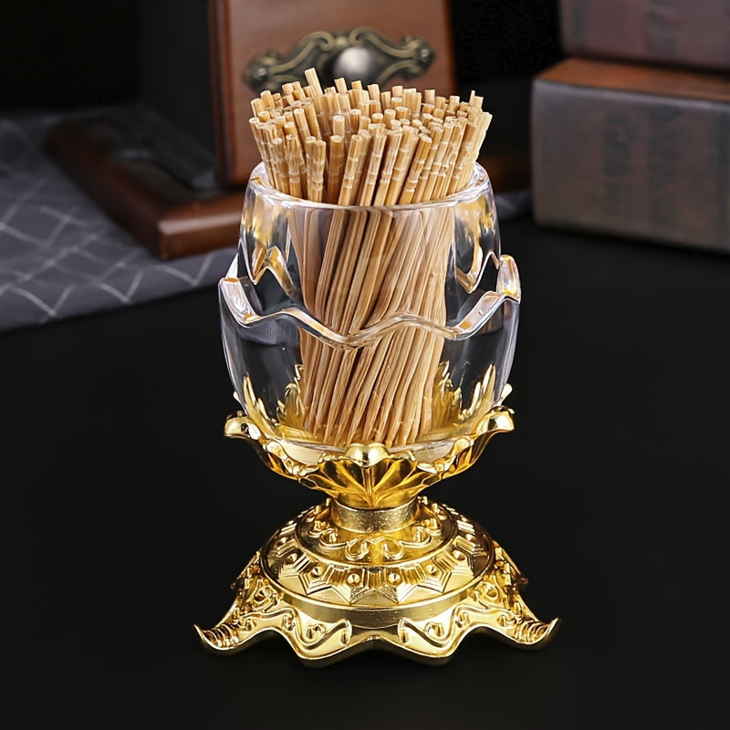Egg-Shaped Metal Toothpick Holder Portable Elegant Kitchen Accessory