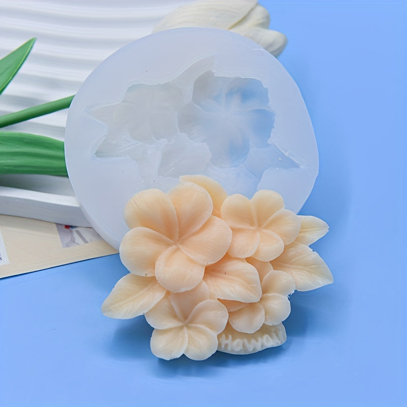 Silicone Flower-Shaped Mold for Cake Decorating, 3D Fondant, Chocolate