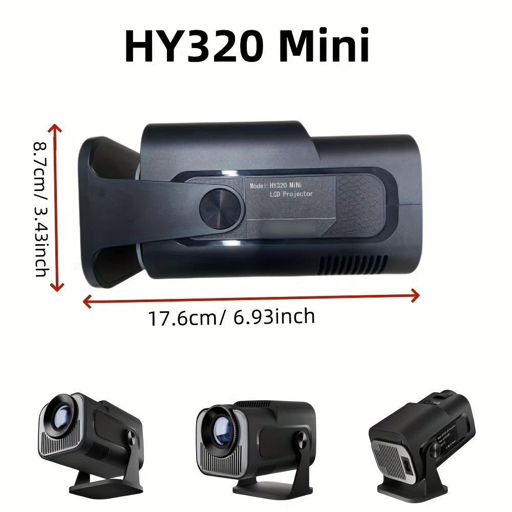 Kichkina portativ proyektor uy kinoteatri 1280x720P Wi-Fi 6 yengil