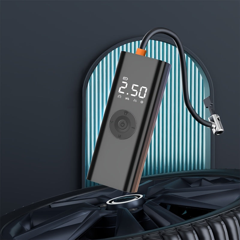 Portable Cordless Tire Inflator Air Compressor with Digital Pressure Gauge
