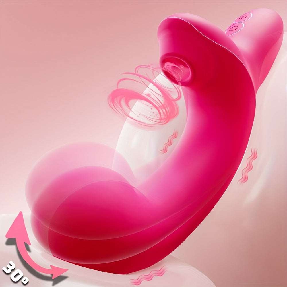 Female Silicone Clitoral Vibrator with 20 Stimulation Modes and Waterproof Design