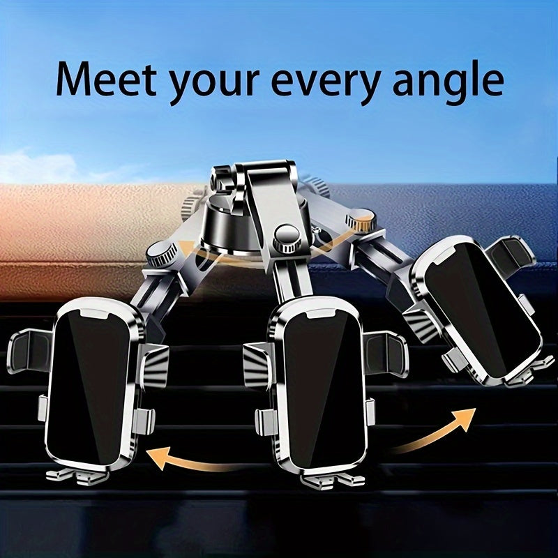 Universal avtomobil uchun telefon o'rnatgich, katta yuk mashinalari uchun suyuqlikli yopishqoq, buriladigan